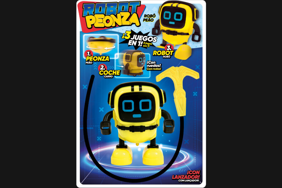 Robot peonza - Arte Gráfico